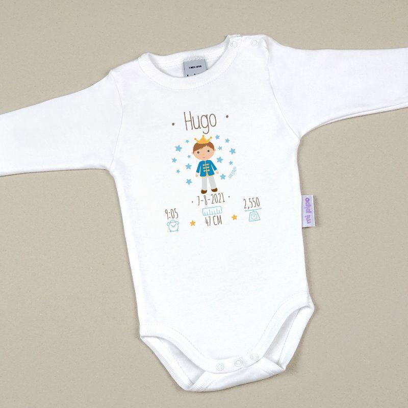 Body con Datos Nacimiento Principe Mi Pipo - Nanetes #